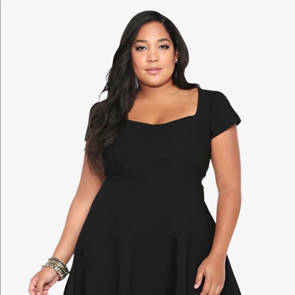 open back swing dress